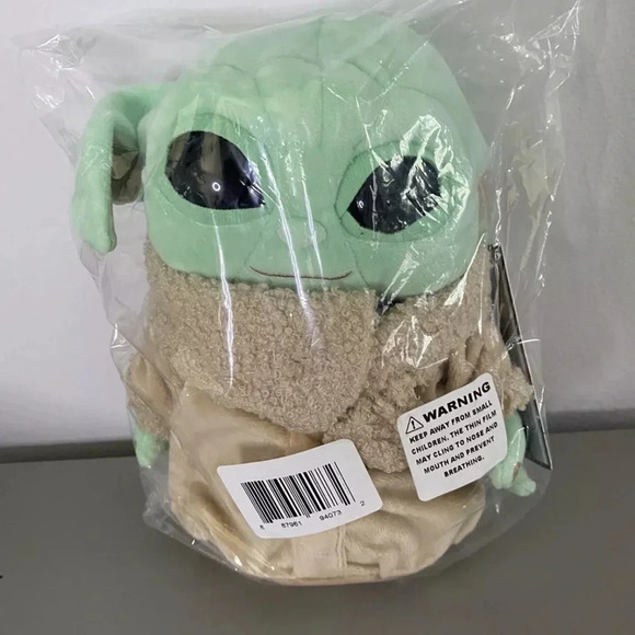 Star Wars Grogu Soft Toy From the Mandalorian 8” Figure Yoda Baby New - Picture 2 of 8
